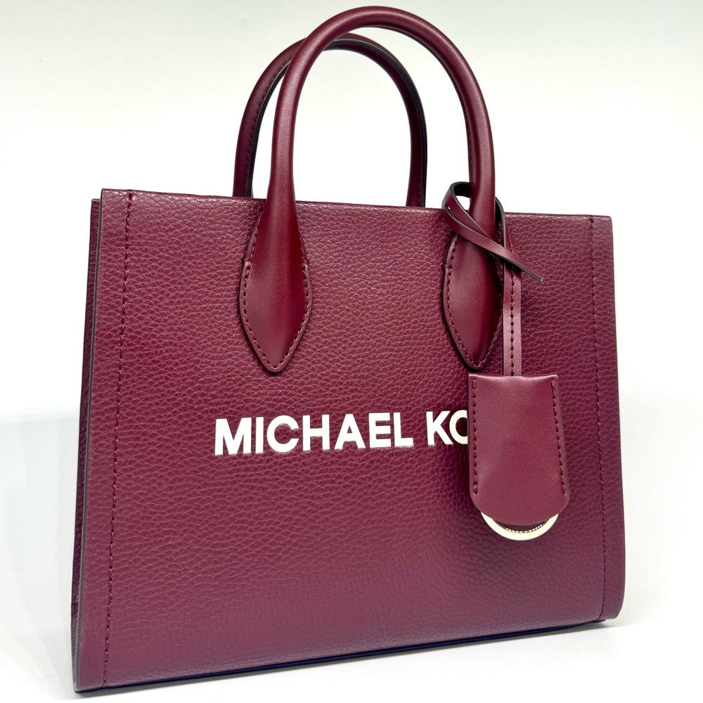 Michael Kors Mirella Small Signature Logo Crossbody Bag Ox Blood